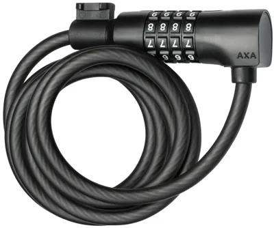 Kabelslot Axa Resolute C8-180 Code - Zwart