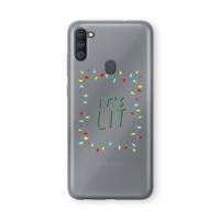 It's Lit: Samsung Galaxy A11 Transparant Hoesje
