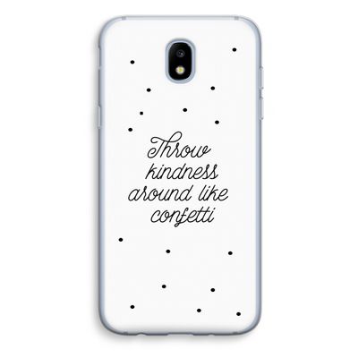 Confetti: Samsung Galaxy J5 (2017) Transparant Hoesje