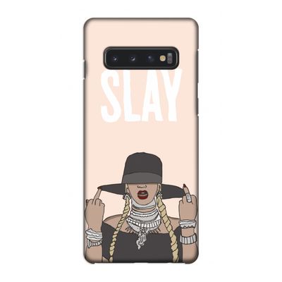Slay All Day: Samsung Galaxy S10 4G Volledig Geprint Hoesje