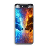 Fire & Ice: Samsung Galaxy A80 Transparant Hoesje