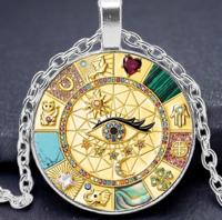 Egyptische oog ketting - Sieraden - Spiritueelboek.nl