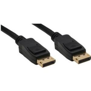 InLine 17101P DisplayPort kabel 1 m Zwart