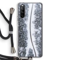 Snøfall: Sony Sony Xperia 10 III Transparant Hoesje met koord