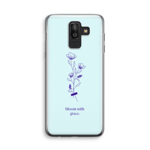 Bloom with grace: Samsung Galaxy J8 (2018) Transparant Hoesje