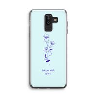 Bloom with grace: Samsung Galaxy J8 (2018) Transparant Hoesje Bloom with grace: Samsung Galaxy J8 (2018) Transparant Hoesje