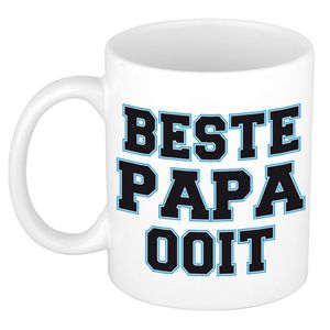 Beste papa ooit kado mok / beker voor Vaderdag / verjaardag