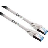 Renkforce RF-4732886 RJ45 Netwerkkabel, patchkabel CAT 6A S/FTP 2.00 m Grijs Zeer flexibel, Vergulde steekcontacten 1 stuk(s) - thumbnail
