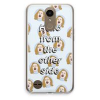 Hello: LG K10 (2017) Transparant Hoesje