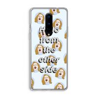 Hello: OnePlus 8 Transparant Hoesje