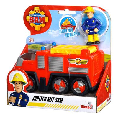 Simba Brandweerman sam jupiter brandweerauto met sam figuur