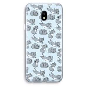 Poezen: Samsung Galaxy J3 (2017) Transparant Hoesje