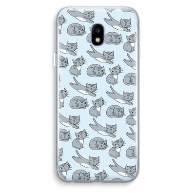 Poezen: Samsung Galaxy J3 (2017) Transparant Hoesje
