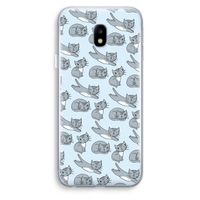 Poezen: Samsung Galaxy J3 (2017) Transparant Hoesje