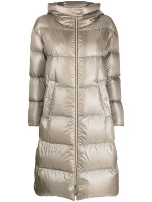 Herno doudoune à fermeture zippée - Gris