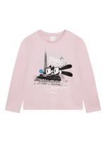 Givenchy Kids t-shirt à imprimé graphique - Rose