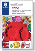 Fimo Kleimal camee junior 7 cm siliconen rood