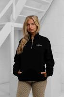 Club Half Zip Sweater Dames Black