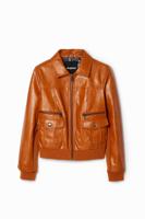 Retro jack met zakken - BROWN - XL