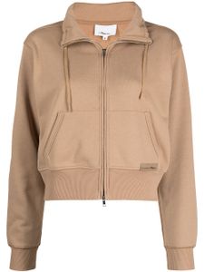 3.1 Phillip Lim DONT SWEAT IT TERRY ZIP-UP - Tons neutres