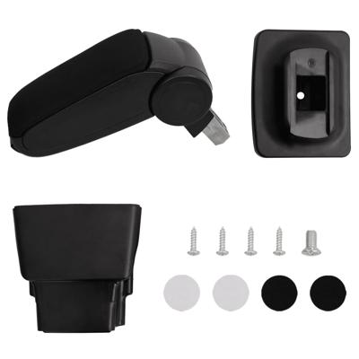 VidaXL Armsteun 16x32x(35-50,5) cm abs zwart