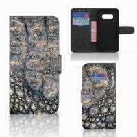 Samsung Galaxy S10e Telefoonhoesje met Pasjes Krokodillenprint