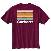 Carhartt Line Graphic Port T-Shirt Heren