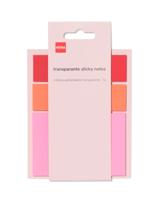 HEMA Sticky Notes Transparant - 3 Stuks