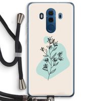 Violets are blue: Huawei Mate 10 Pro Transparant Hoesje met koord