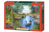 Castorland Black Swans, Andres Orpinas 1500 stukjes - thumbnail