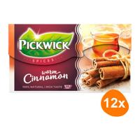 Pickwick - Spices Warm Cinnamon zwarte thee - 12x 20 zakjes