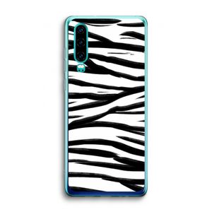 Zebra pattern: Huawei P30 Transparant Hoesje