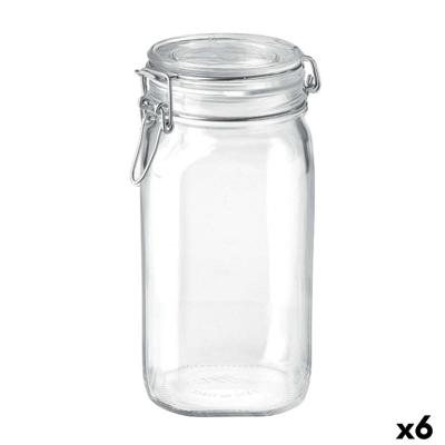 Glazen pot Bormioli Rocco Fido Transparant (6 Stuks)