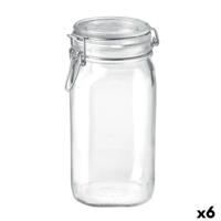 Glazen pot Bormioli Rocco Fido Transparant (6 Stuks)