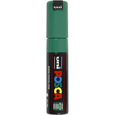 Uni-Posca Posca marker, afm pc-8k, lijndikte 8 mm, breed, groen, 1 stuk