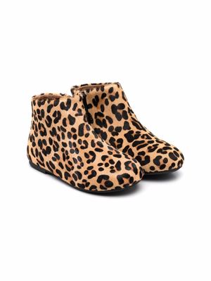 Age of Innocence bottines Chiara à imprimé léopard - Marron