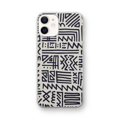 Marrakech print: iPhone 12 mini Transparant Hoesje