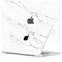 Lunso MacBook Pro 14 inch (2021-2023) cover hoes - case - Marble Vana - thumbnail