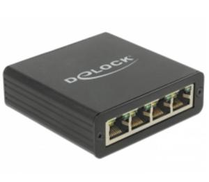 Delock 62966 Adapter USB 5 Gbps naar 4x Gigabit LAN