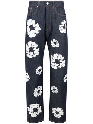 Denim Tears x Levi's jean Selvedge à imprimé Cotton Wreath - Bleu