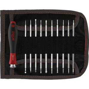 Wiha 269 T11 01 Wisselklingset 11-delig Plat, Kruiskop Phillips, Binnen-Torx, Inbus Werkplaats