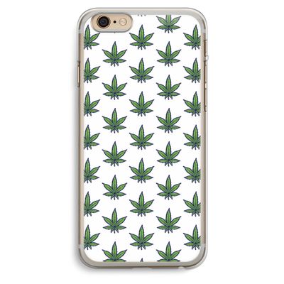 Weed: iPhone 6 Plus / 6S Plus Transparant Hoesje