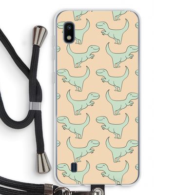 Dinos: Samsung Galaxy A10 Transparant Hoesje met koord