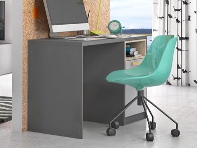 Bureau PIKA 1 deur wit/lichtgrijs Bureau PIKA 1 deur wit/lichtgrijs