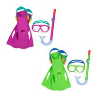 Bestway Set Masker en Buis Junior Afvoerklep Assorti Kleur +7 Jaar Strand en Zwembad 24070