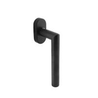 Intersteel RaamkrukJura ovaal rozet zwart - 0023.615614