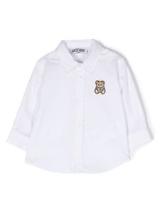 Moschino Kids chemise à motif Teddy Bear - Blanc