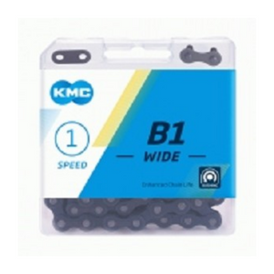 KMC Bd1202a ketting b1 zwart x112 - stadsfiets, e-bike, bmx, fixed gears