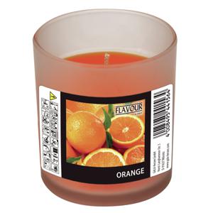 Conpax Candles Geurkaars - in glas - Sinaasappel aroma - 8 branduren - 7 x 8 cm