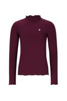 Like Flo winter t-shirt meisjes - rood - Eef - rib - col